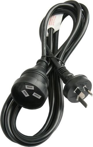 Ultracharge Extension Lead 5M Black ACL205BK - Double Bay Hardware