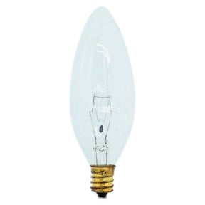 US - Style Light Fitting Incandescent Candle Light Bulb E12 240V 40W Clear