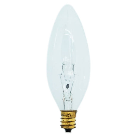 US - Style Light Fitting Incandescent Candle Light Bulb E12 240V 40W Clear
