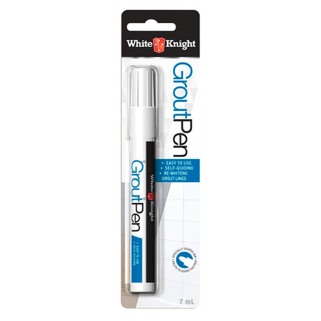 White Knight White Grout Pen 7ml 390601/5ML - Double Bay Hardware
