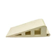 White Rubber Door Stopper 24mm(h) X 65mm(l) 45015