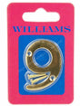 Williams Brass Screw On Sign Number 9 10209