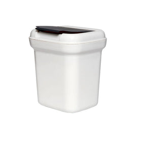 Willow Flip Top Tidy Bin 7L White 3507
