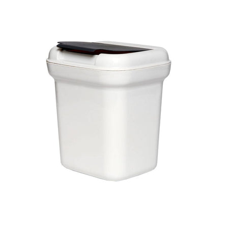 Willow Flip Top Tidy Bin 7L White 3507