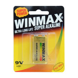 WINMAX Ultra Long Life Super Alkaline Battery 9V 6LR61 9194