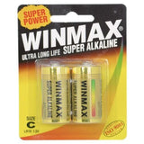 WINMAX Ultra Long Life Super Alkaline Battery Size C LR14