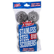 Xtra Kleen Stainless Steel Scourer 8pk 235339