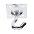 ZENITH Clothesline Hook With Plate Fitting Zinc Plated WLD0020